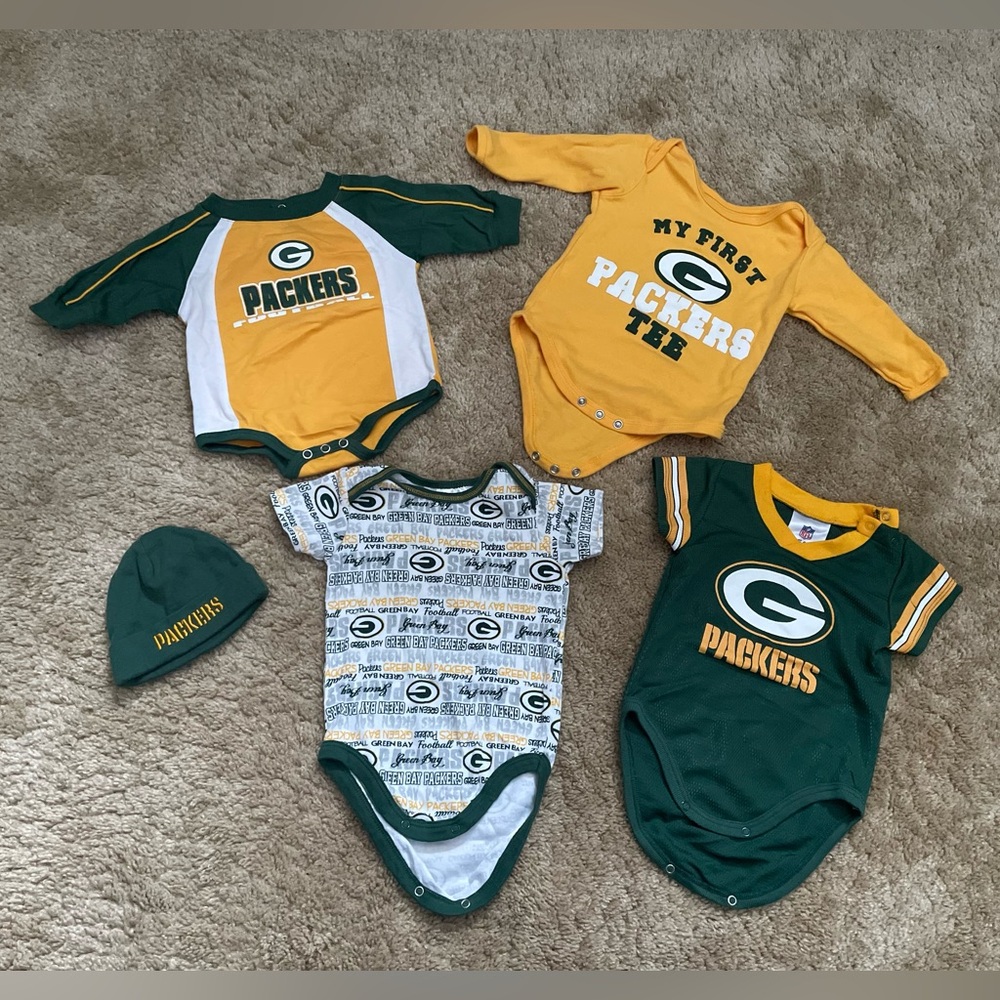 Green Bay Packers Baby Apparel - various sizes